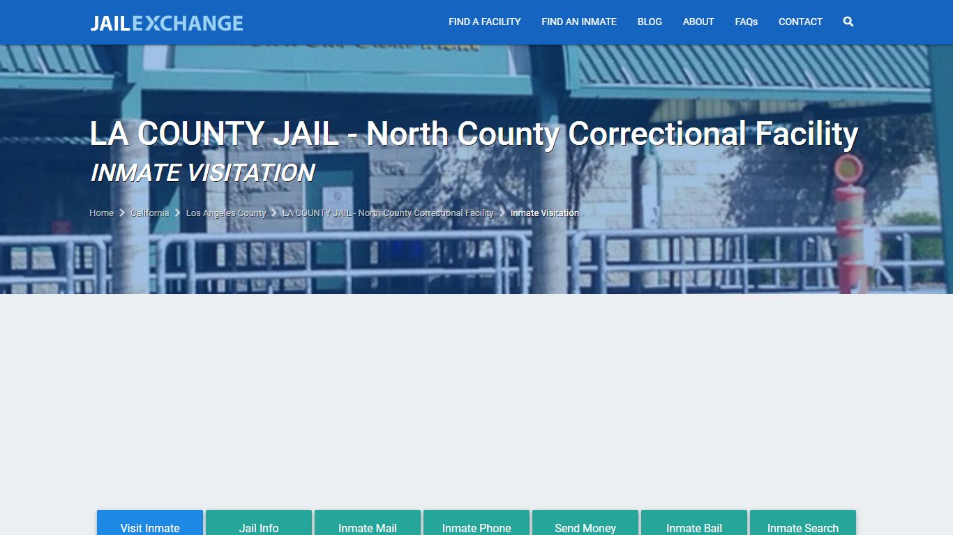 LA COUNTY JAIL - North County Correctional Facility Inmate Visitation ...