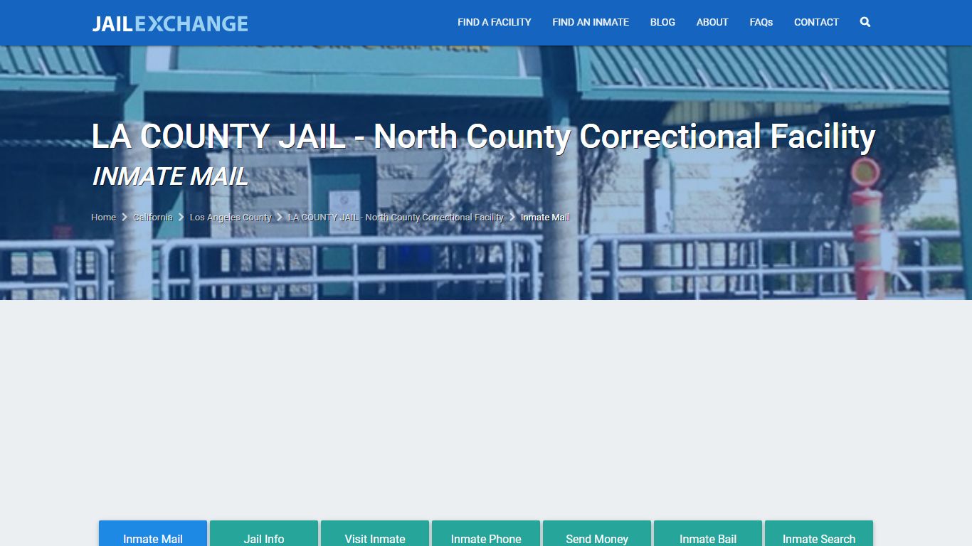 LA COUNTY JAIL - North County Correctional Facility Inmate Mail